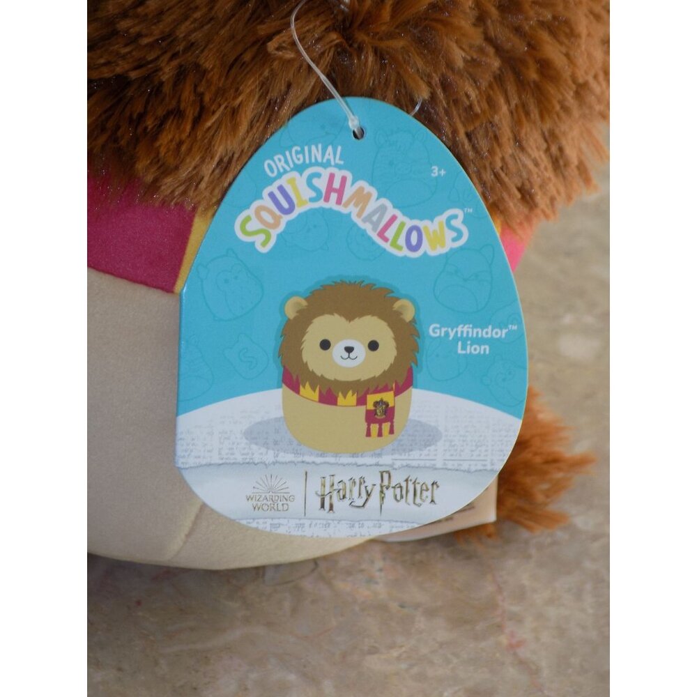 Squishmallows Plush 8" Harry Potter Gryffindor Lion Soft Stuffed Animal - Picture 3 of 4